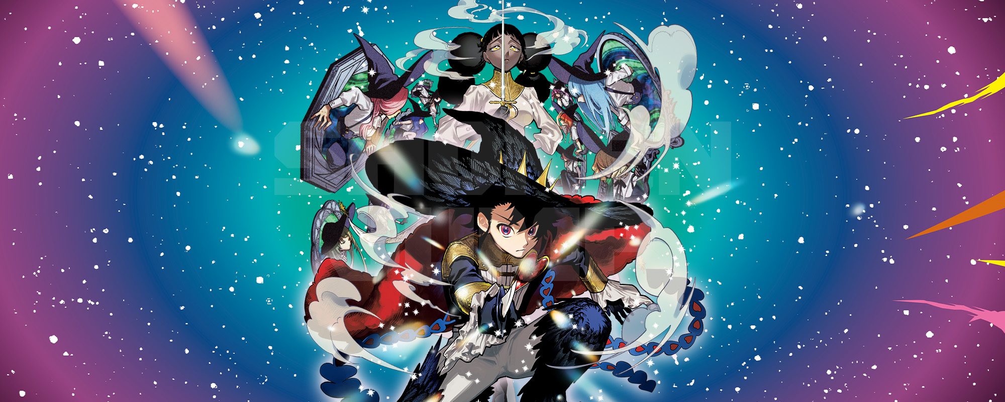 Headlining image for the landing page of Ichi the Witch Manga