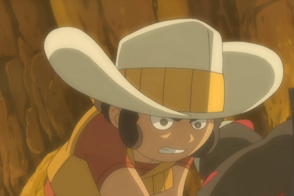 A screenshot of the Pokemon Anime featuring a young Clay (all images belong to the Pokemon Company)